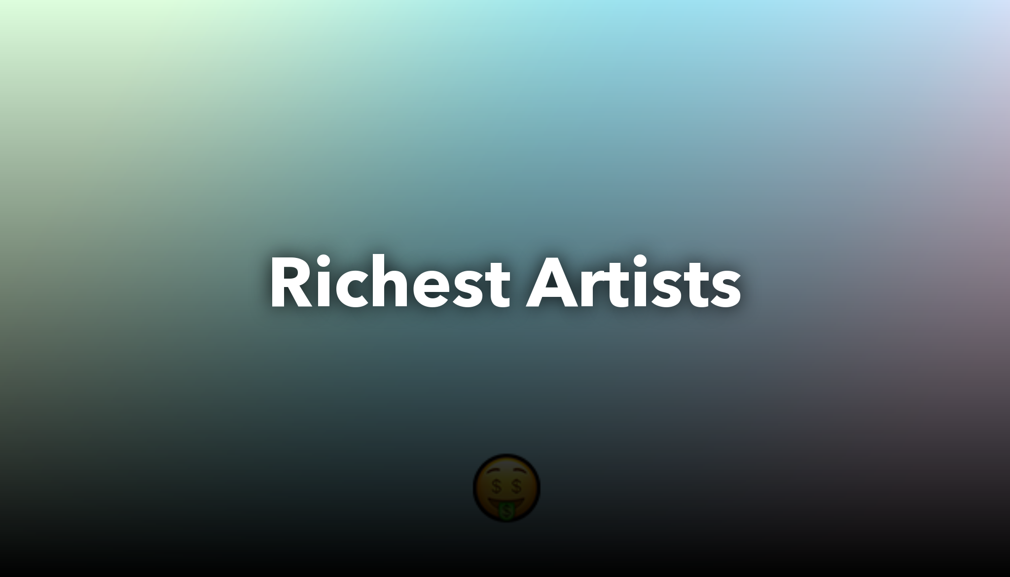 Richest Artists nichesss